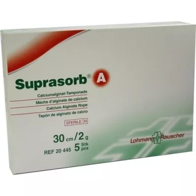 SUPRASORB A Kalsiumalginat Tamp.30 cm 2 g, 5 stk
