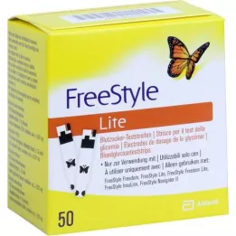 FREESTYLE Lite teststrimler uten koding, 50 stk