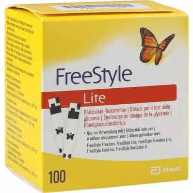 FREESTYLE Lite teststrimler uten koding, 100 stk FREESTYLE Lite teststrimler uten koding, 100 stk
