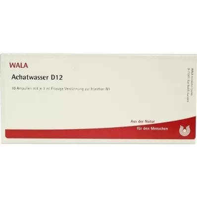 ACHATWASSER D 12 ampuller, 10X1 ml ACHATWASSER D 12 ampuller, 10X1 ml