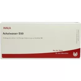 ACHATWASSER D 30 ampuller, 10X1 ml