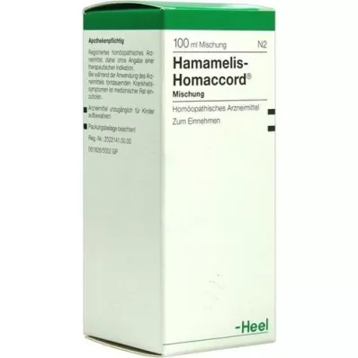 HAMAMELIS HOMACCORD Dråper, 100 ml HAMAMELIS HOMACCORD Dråper, 100 ml