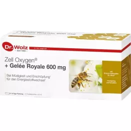 ZELL OXYGEN+ Royal Jelly 600 mg drikkeampuller, 14X20 ml
