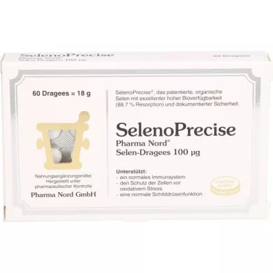 SELENOPRECISE 100 μg Pharma Nord dragéer, 60 stk SELENOPRECISE 100 μg Pharma Nord dragéer, 60 stk