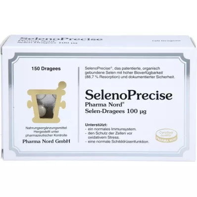 SELENOPRECISE 100 μg Pharma Nord dragéer, 150 stk SELENOPRECISE 100 μg Pharma Nord dragéer, 150 stk