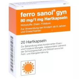 FERRO SANOL gyn Hartkaps.m.msr.überz.Pellets, 20 stk