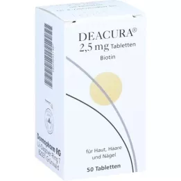 DEACURA 2,5 mg tabletter, 50 stk