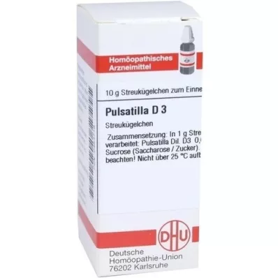 PULSATILLA D 3 kuler, 10 g PULSATILLA D 3 kuler, 10 g