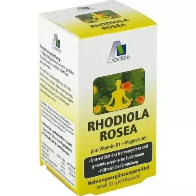 RHODIOLA ROSEA Kapsler 200 mg, 60 stk RHODIOLA ROSEA Kapsler 200 mg, 60 stk