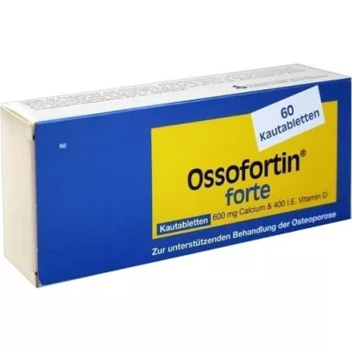 OSSOFORTIN forte tyggetabletter, 60 stk OSSOFORTIN forte tyggetabletter, 60 stk