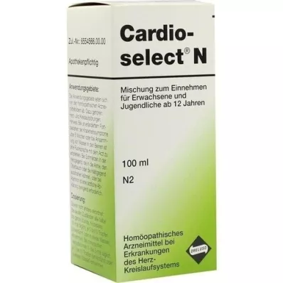 CARDIOSELECT N dråper, 100 ml CARDIOSELECT N dråper, 100 ml