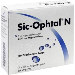 SIC OPHTAL N øyedråper, 3X10 ml