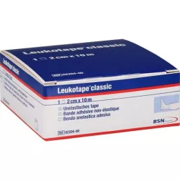 LEUKOTAPE Classic 2 cmx10 m hvit, 1 stk