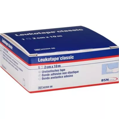 LEUKOTAPE Classic 2 cmx10 m hvit, 1 stk LEUKOTAPE Classic 2 cmx10 m hvit, 1 stk