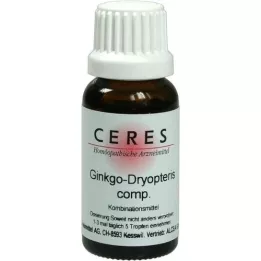 CERES Ginkgo dryopteris komp. dråper, 20 ml