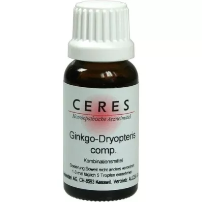 CERES Ginkgo dryopteris komp. dråper, 20 ml CERES Ginkgo dryopteris komp. dråper, 20 ml