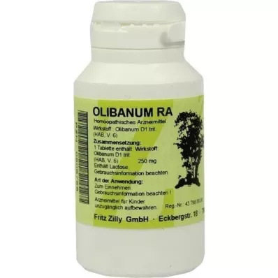 OLIBANUM RA Frankincense tabletter, 250 stk OLIBANUM RA Frankincense tabletter, 250 stk