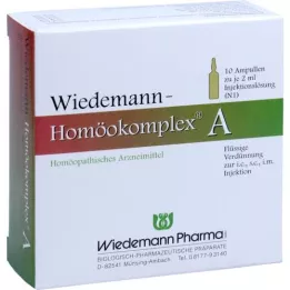 WIEDEMANN Homeocomplex A ampuller, 10X2 ml
