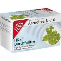 H&S Diaré-tefilterposer, 20X1,5 g
