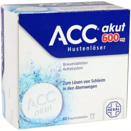 ACC akutt 600 brusetabletter, 40 stk