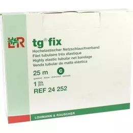 TG fiksnettbandasje C 25 m hvit, 1 stk