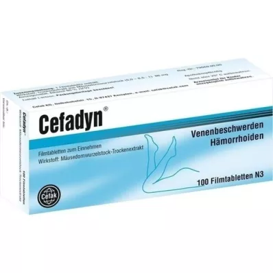CEFADYN Filmdrasjerte tabletter, 100 stk