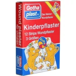 GOTHAPLAST Gipsstrimler for barn, 12 stk