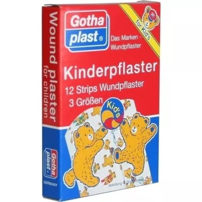 GOTHAPLAST Gipsstrimler for barn, 12 stk GOTHAPLAST Gipsstrimler for barn, 12 stk