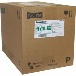 JONOSTERIL Infusjonsløsning av plast, 10X1000 ml