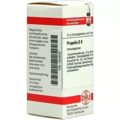 PROPOLIS D 6 kuler, 10 g