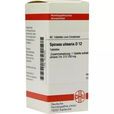 SPIRAEA ULMARIA D 12 tabletter, 80 stk