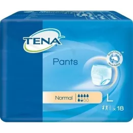 TENA PANTS normal L engangsbukse, 18 stk