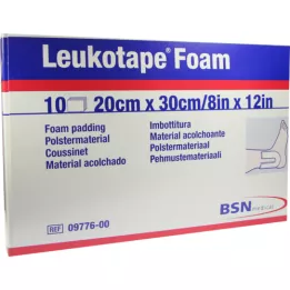 LEUKOTAPE Skum 20x30 cm, 10 stk