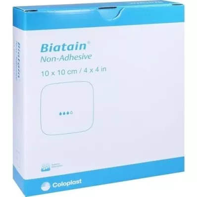BIATAIN Skumbandasje 10x10 cm ikke-klebende, 10 stk BIATAIN Skumbandasje 10x10 cm ikke-klebende, 10 stk