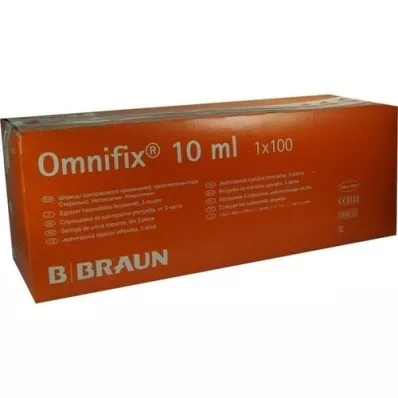 OMNIFIX Solo Spr.10 ml Luer lateksfri, 100X10 ml