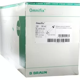 OMNIFIX Solo Spr.20 ml Luer Lock lateksfri, 100X20 ml
