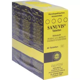 SANUVIS Tabletter, 3X80 stk