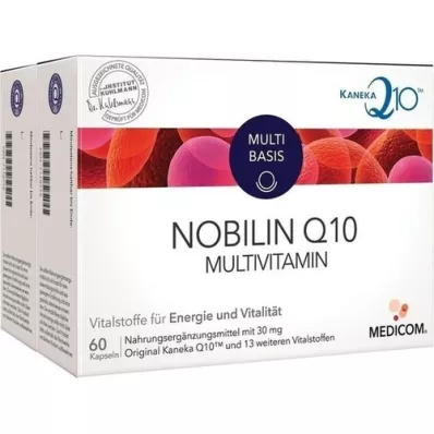 NOBILIN Q10 multivitaminkapsler, 120 stk NOBILIN Q10 multivitaminkapsler, 120 stk