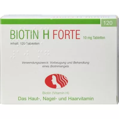 BIOTIN H forte tabletter, 120 stk BIOTIN H forte tabletter, 120 stk