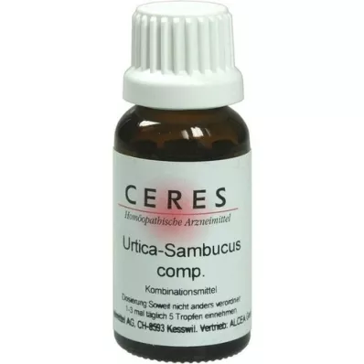 CERES Urtica sambucus komp. dråper, 20 ml CERES Urtica sambucus komp. dråper, 20 ml