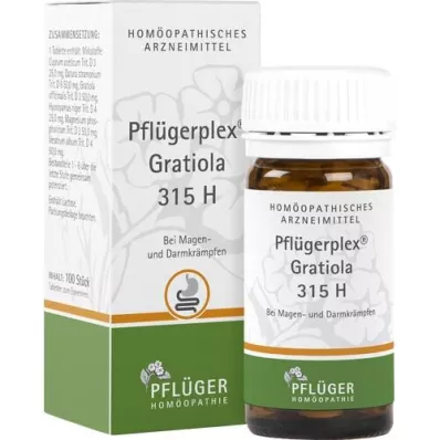 PFLÜGERPLEX Gratiola 315 H tabletter, 100 stk PFLÜGERPLEX Gratiola 315 H tabletter, 100 stk