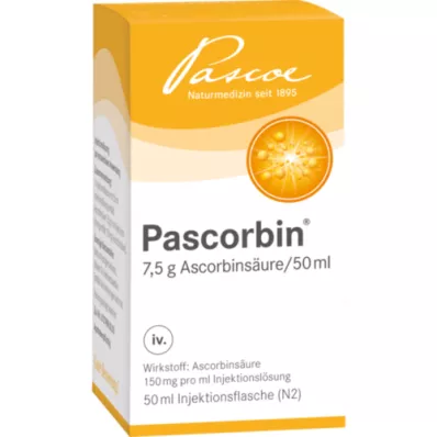 PASCORBIN Injeksjonsvæske, 50 ml PASCORBIN Injeksjonsvæske, 50 ml