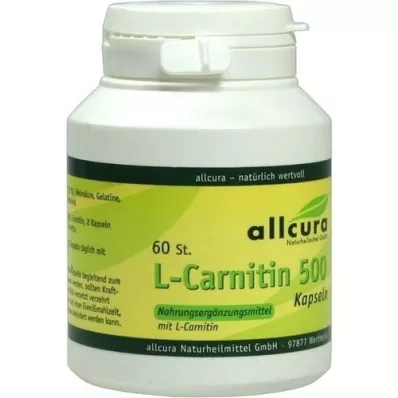 L-CARNITIN KAPSELN 500, 60 stk