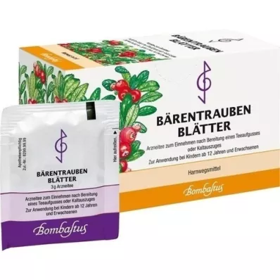 BÄRENTRAUBENBLÄTTER Filterpose, 20X3 g