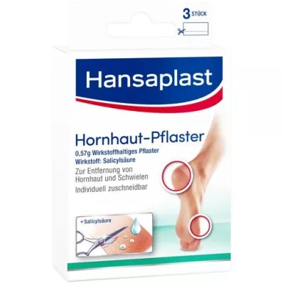 HANSAPLAST Hårdplaster, 3 stk