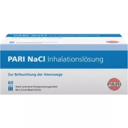 PARI Ampuller med NaCl inhalasjonsløsning, 60X2,5 ml