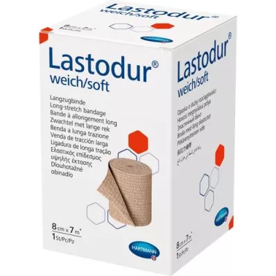LASTODUR Myk bandasje 8 cmx7 m, 1 stk LASTODUR Myk bandasje 8 cmx7 m, 1 stk