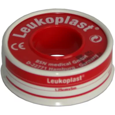 LEUKOPLAST 1,25 cmx5 m, 1 stk LEUKOPLAST 1,25 cmx5 m, 1 stk