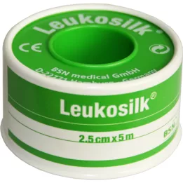 LEUKOSILK 2,5 cmx5 m, 1 stk