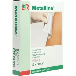 METALLINE Komprimerer 8x10 cm steril, 10 stk
